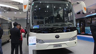 2015節能與新能源成果展 宇通ZK6115BEV1純電動客車