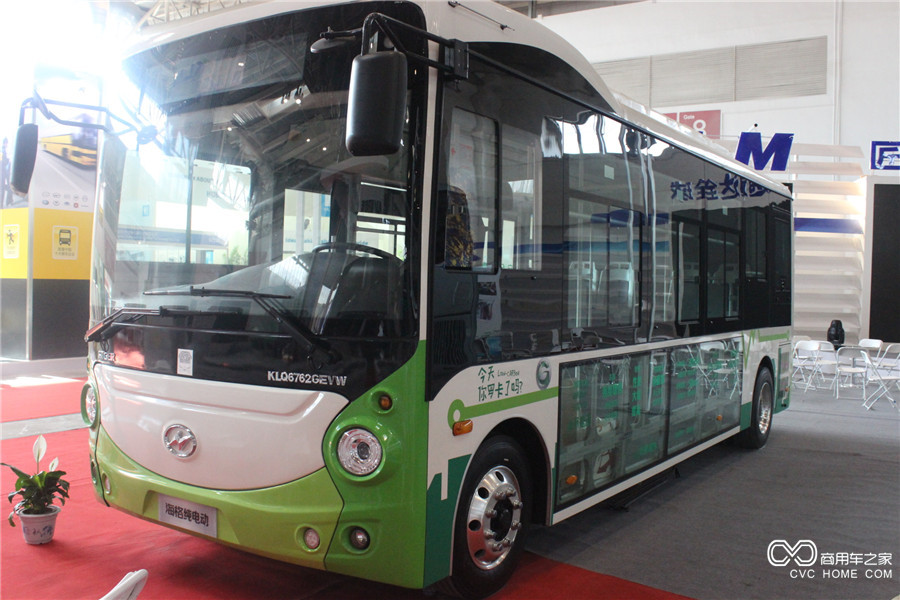 2016北京道路運輸展 海格全鋁車身純電動社區巴士